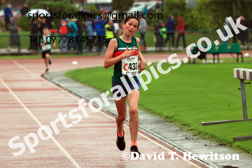 Girls Under-13s 2025 Northern Athletics Autumn Road Relays, Leigh, Lancashire. Photo: David T. Hewitson/Sports for All Pics